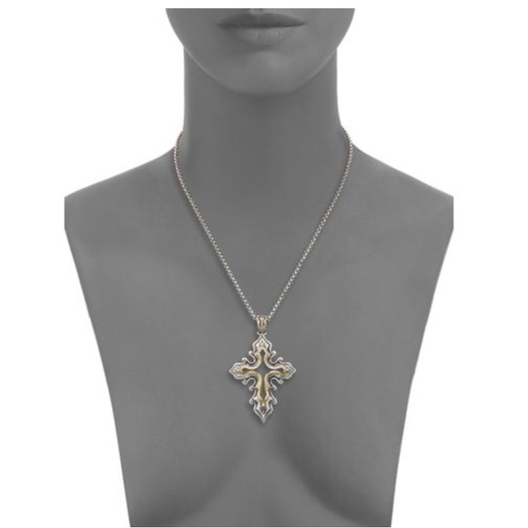 Konstantino 925 18k Lg Hebe Cross Enhancer Pendant - Picture 6 of 8